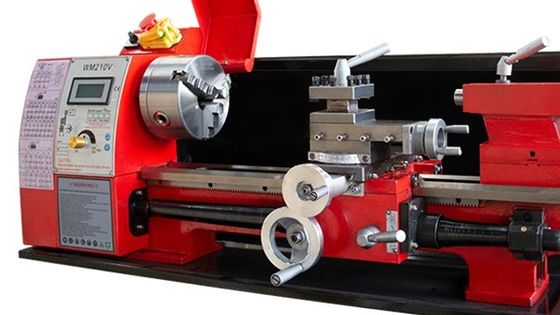 Torno manual de las mini máquinas-herramientas de la garantía de calidad wm210v-s para el mini torno mecánico de torneado del metal